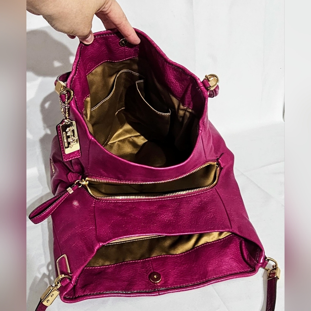 COACH MADISON LEATHER SMALL PHOEBE SHOULDER BAG. EUC - Picture 14 of 15